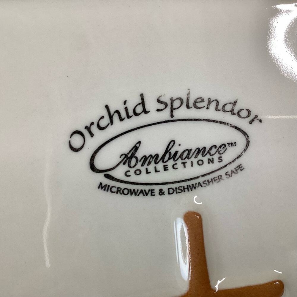 Ambiance Orchid Splendor Square Server - Picture 3 of 4